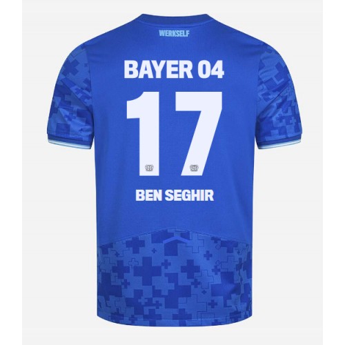Pánský Fotbalový dres Bayer Leverkusen Eliesse Ben Seghir #17 2025-26 Třetí Krátký Rukáv